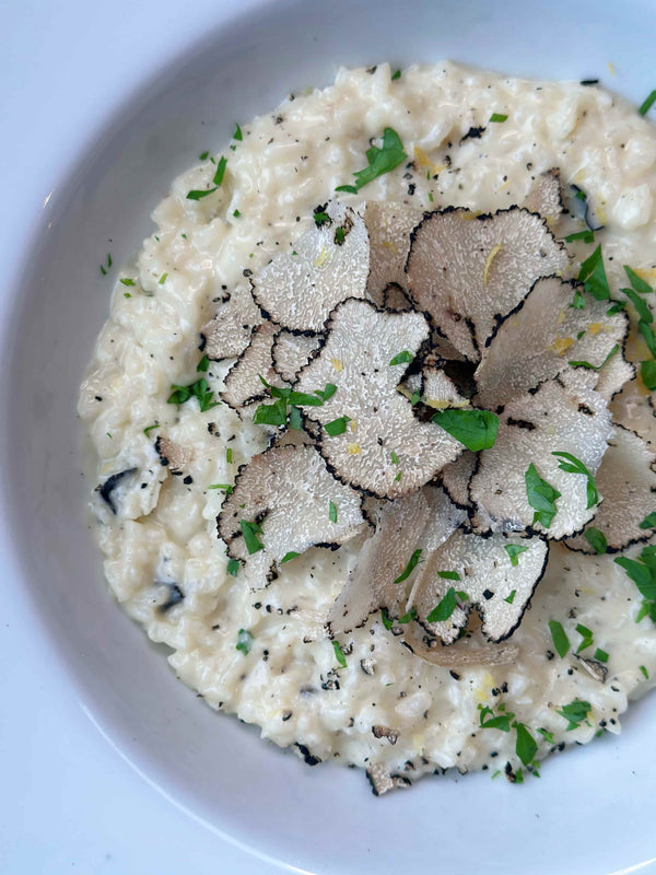 Risotto med friske sommertrøfler - trøffel