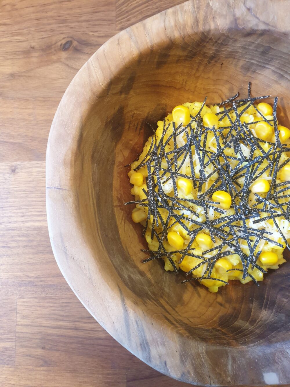 Risotto med ost og revet trøffel