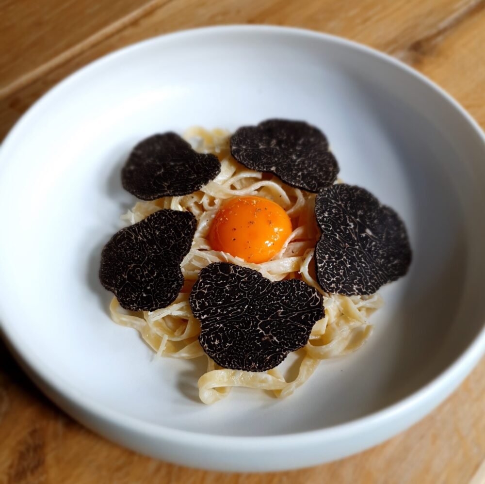 Pasta med frisk trøffel
