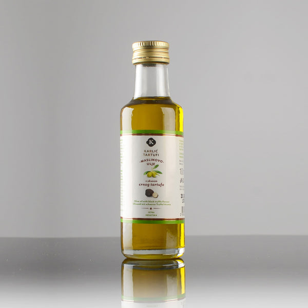 Ekstra jomfru oliven olie med Sort Trøffel